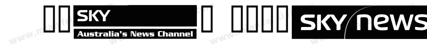SKYfontThick Medium字体转换